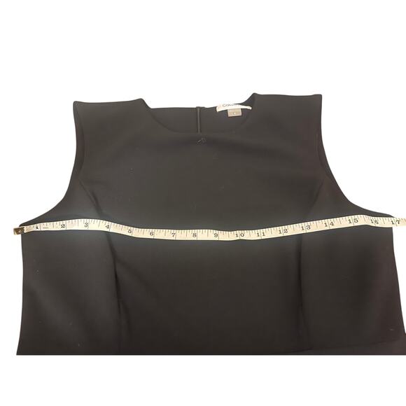 🖤 Calvin Klein Little Black Dress – Sheer Hem Detail – Size 8 - Picture 5 of 6